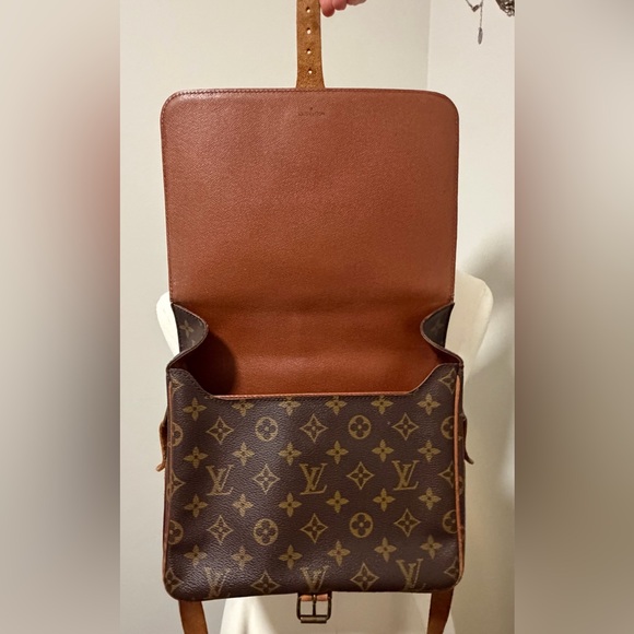 Louis Vuitton Cartouchiere GM Monogram Crossbody Shoulder Bag Vintage - Picture 5 of 16